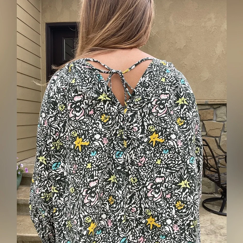 Levi’s hemp boho green peasant dress - Picture 10 of 14